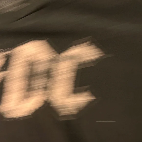 AC/DC Black Tee with Bold Logo XL - Picture 4 of 6